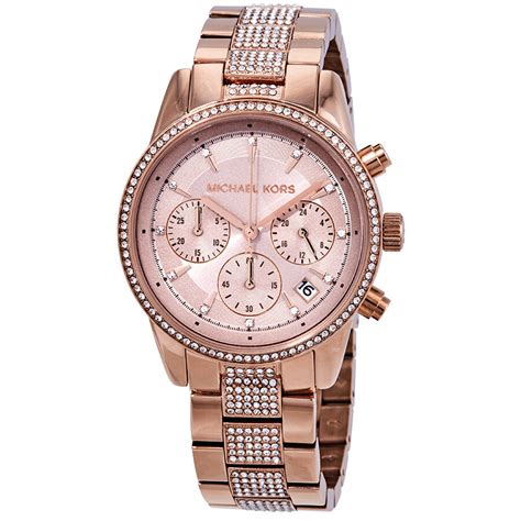 michael kors girls crystal watch|Michael Kors ritz watch.